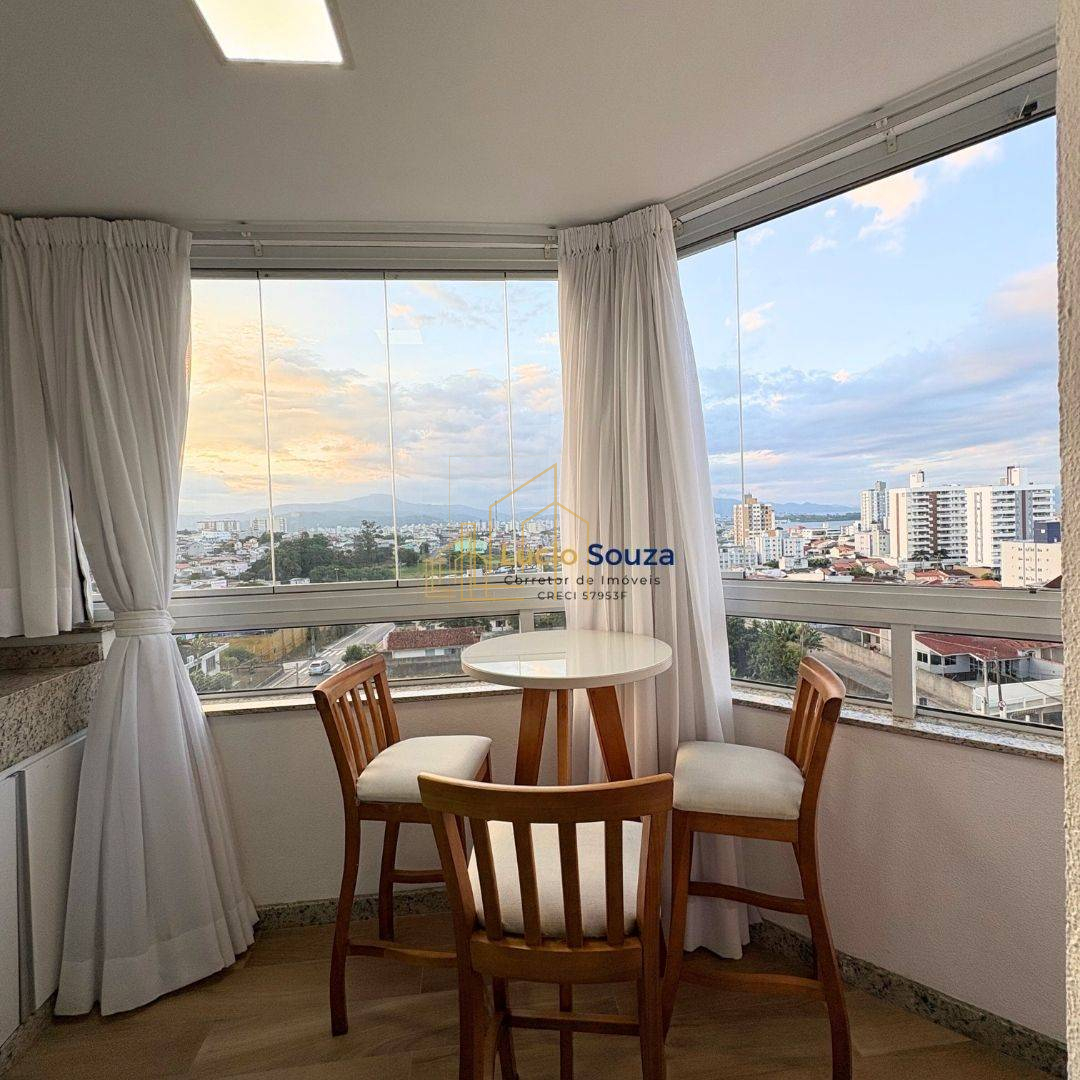 Apartamento Vista mar 3 dormitórios com suíte -  Barreiros São José - Lucio Souza - Corretor de Imóveis