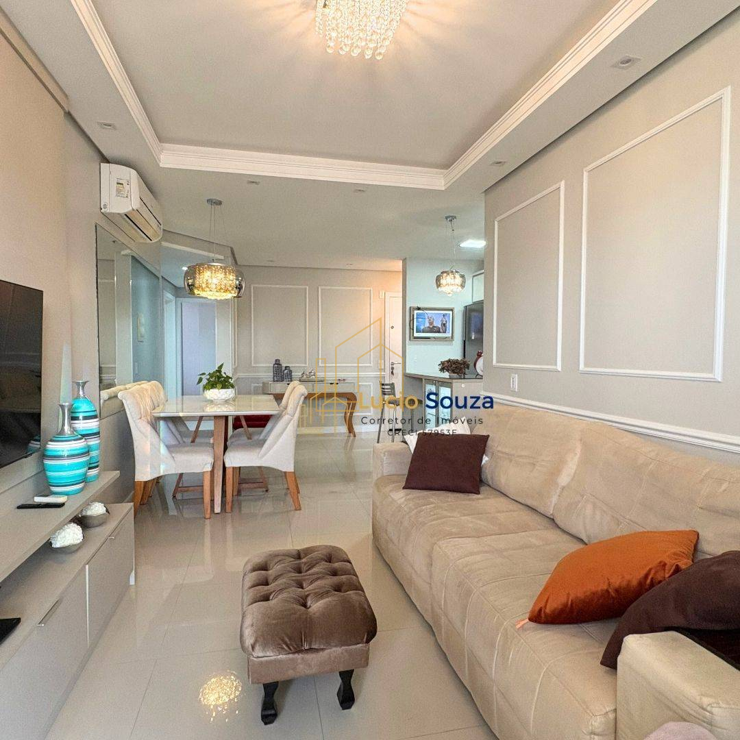 Apartamento Vista mar 3 dormitórios com suíte -  Barreiros São José - Lucio Souza - Corretor de Imóveis